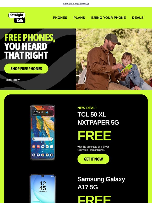 Free phone just dropped 🙌