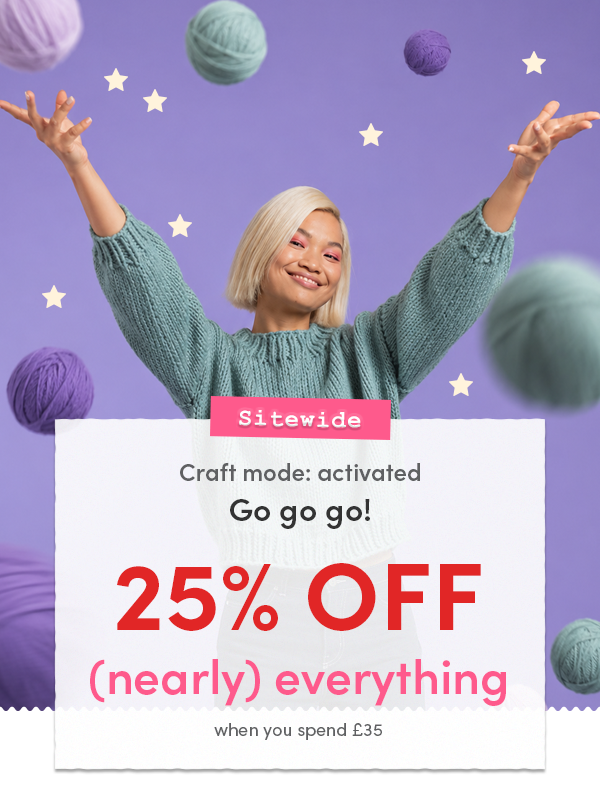Up to 35% off bestsellers + 25% off (almost) everything else when you spend £35