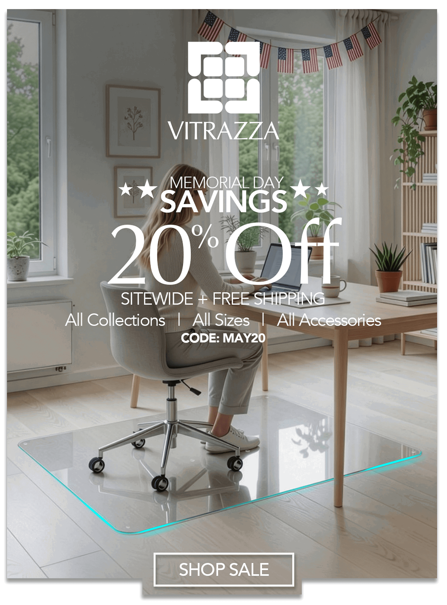 Memorial Day Savings: 20% Off with code MAY20