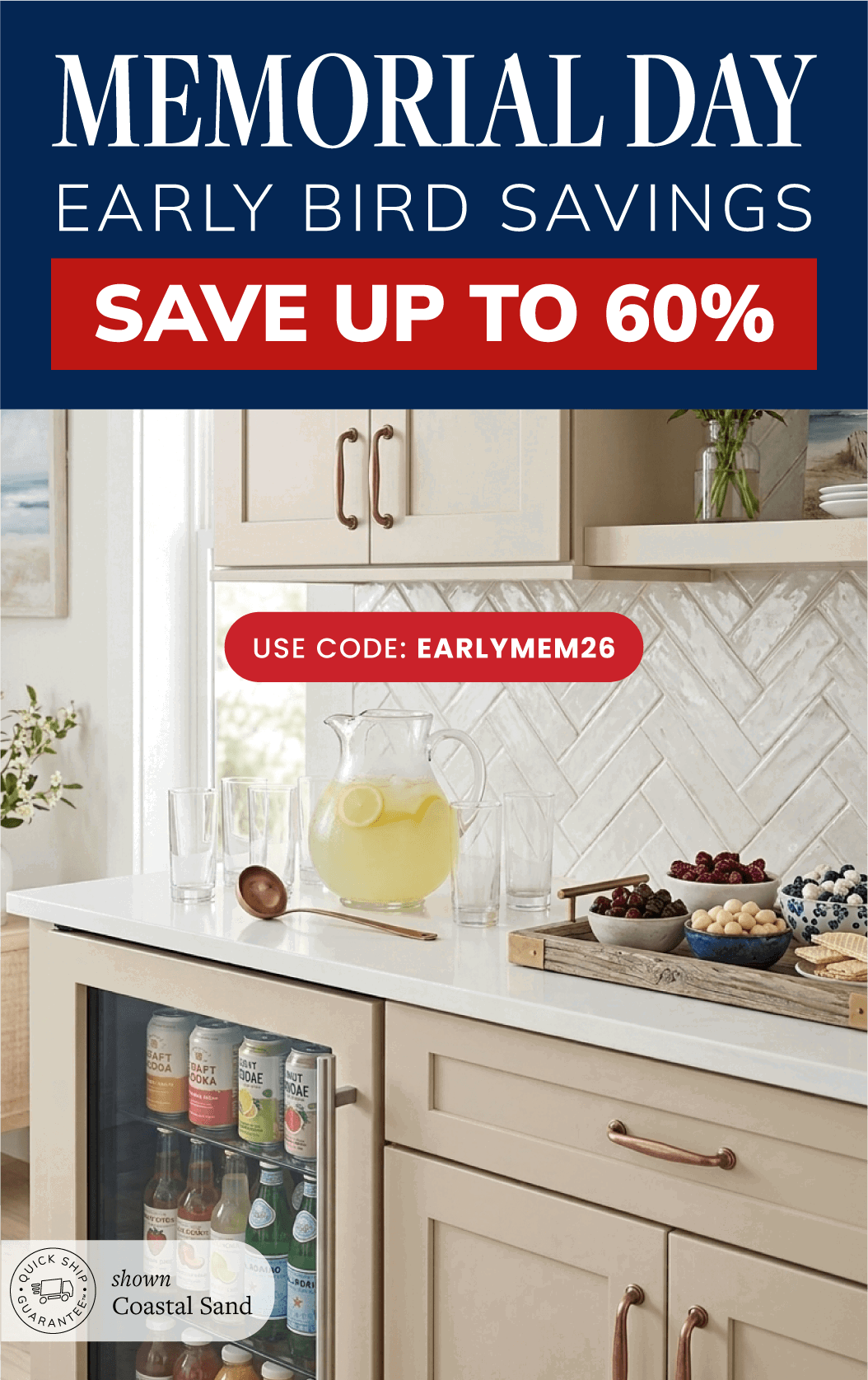 Memorial Day sale: Save up to 60% with code.
