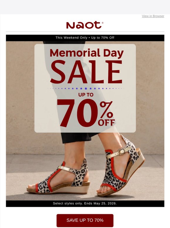 Comfortable Wedges • Up to 70% Off