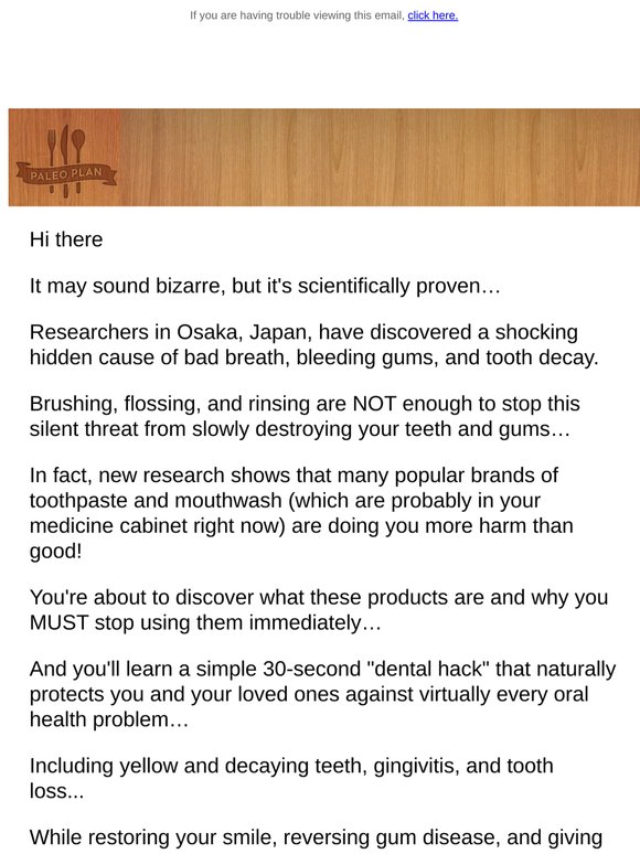 Odd "dental hack" rebuilds gums & teeth
