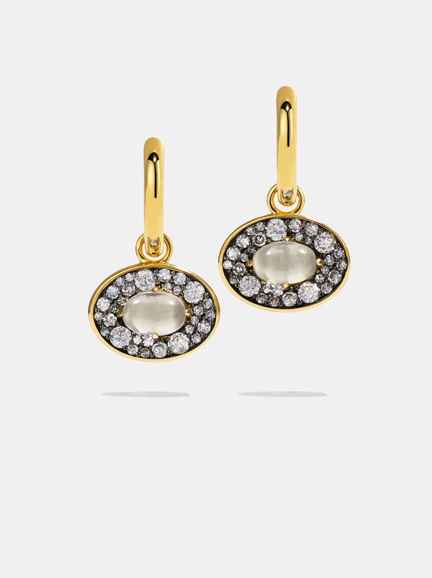 Image of Reverie Hoops - White Topaz