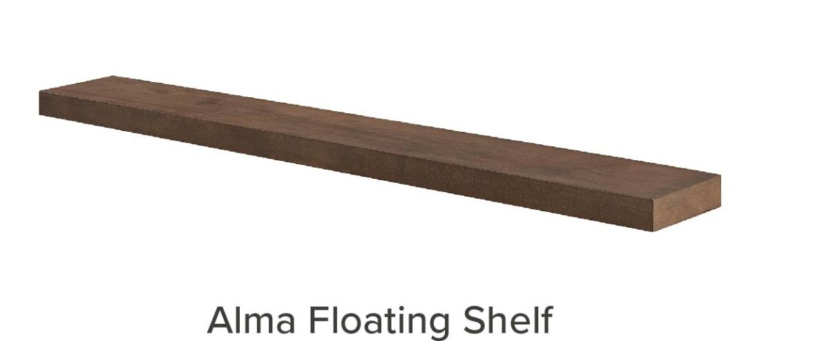 Alma Maple Wood Floating Shelf 