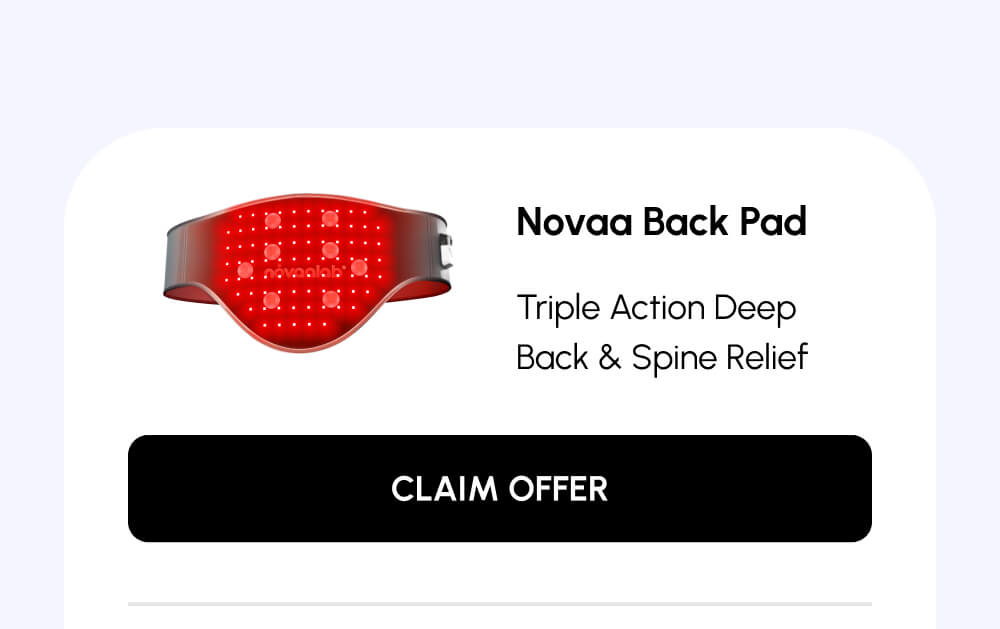 Novaa Back Pad | Triple Action Deep Back & Spine Relief | [CLAIM OFFER] 
