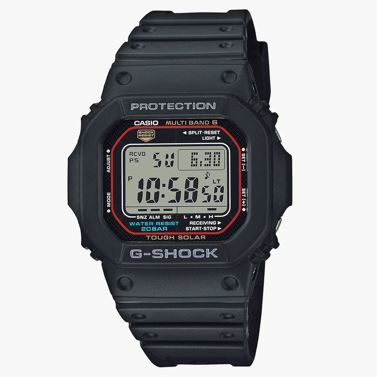 Image of G-Shock GW-M5610U-1ER Classic Multifunction LCD Black Strap Watch
