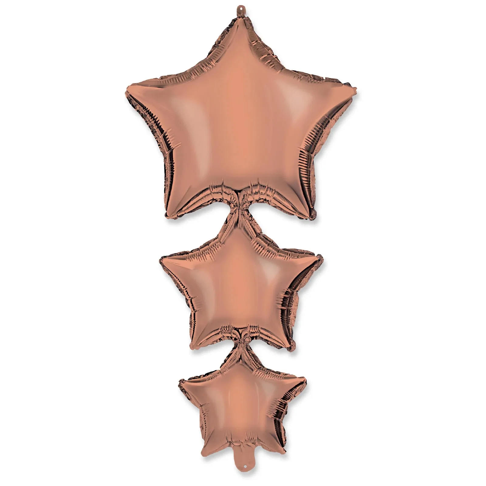 Linked Rose Gold Stars Foil Balloon (94cm)
