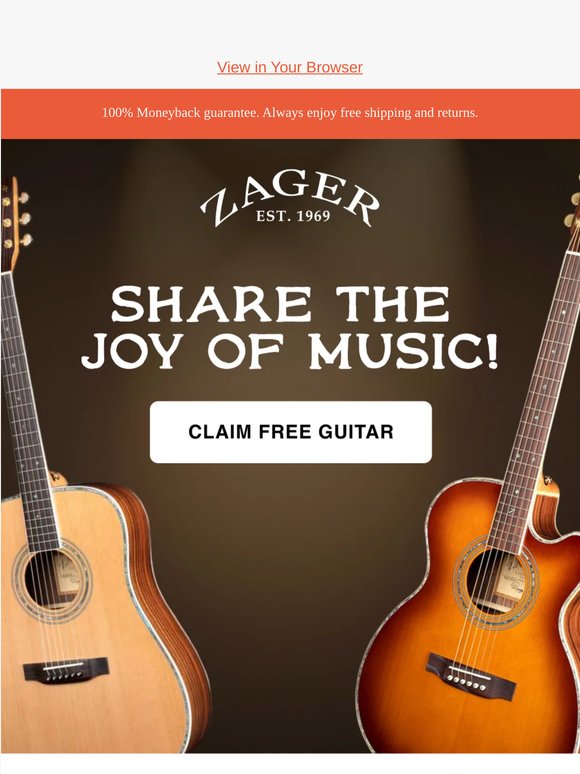 Double Your Joy with Zager Guitars!