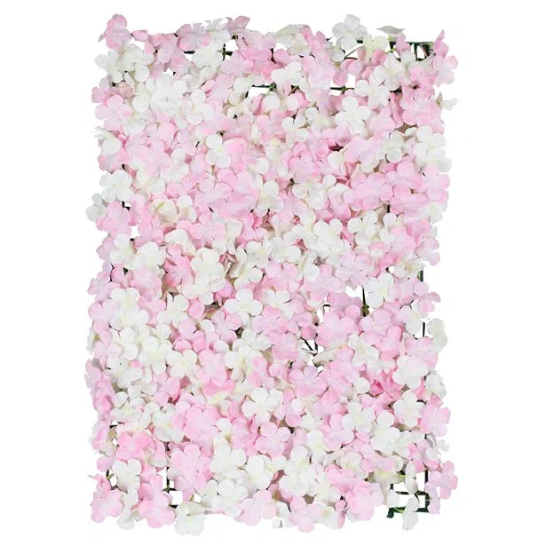 Image of Pink & White Flower Wall Backdrop Tile - 60cm x 40cm