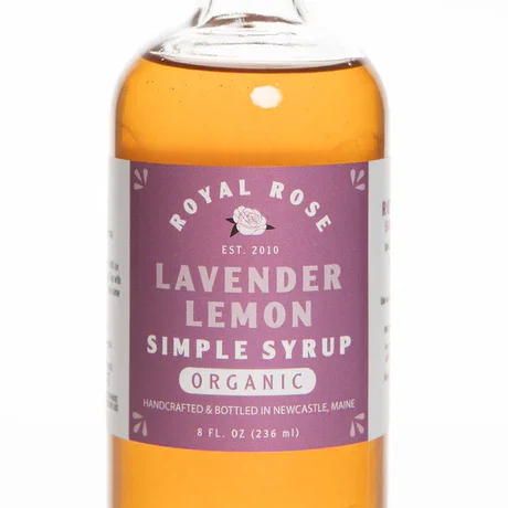 Lavender Lemon Organic Simple Syrup