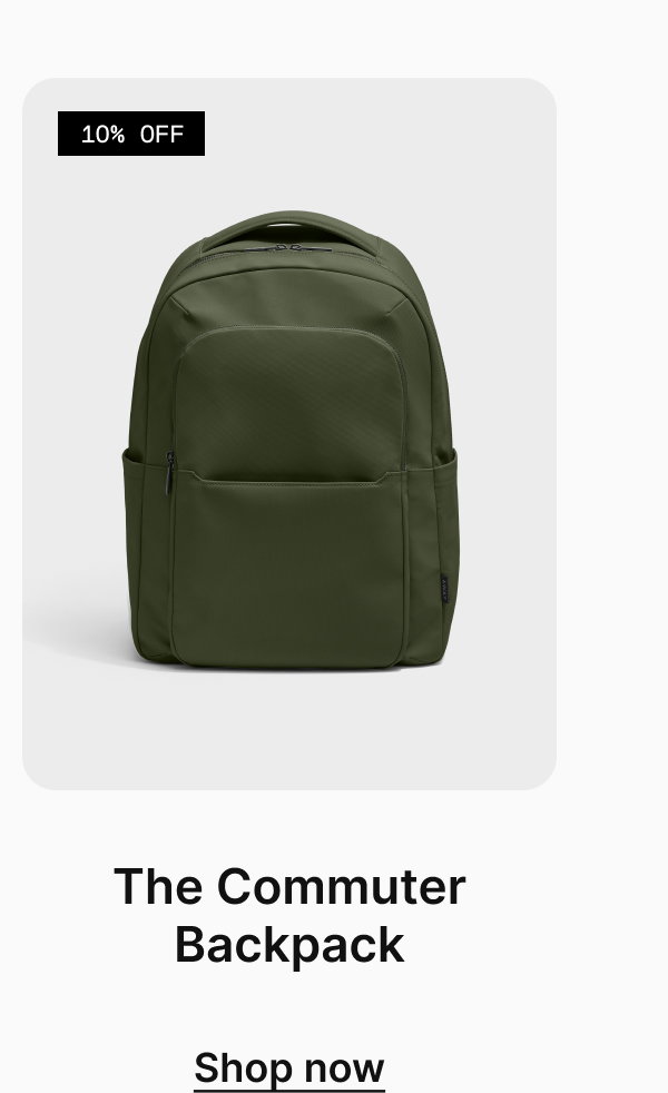 The Commuter Backpack | Shop now