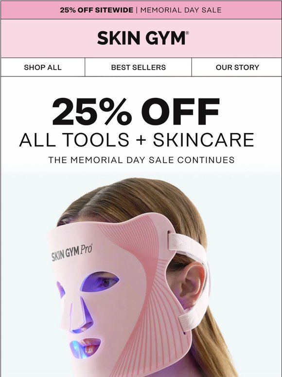 25% Off Sitewide Continues