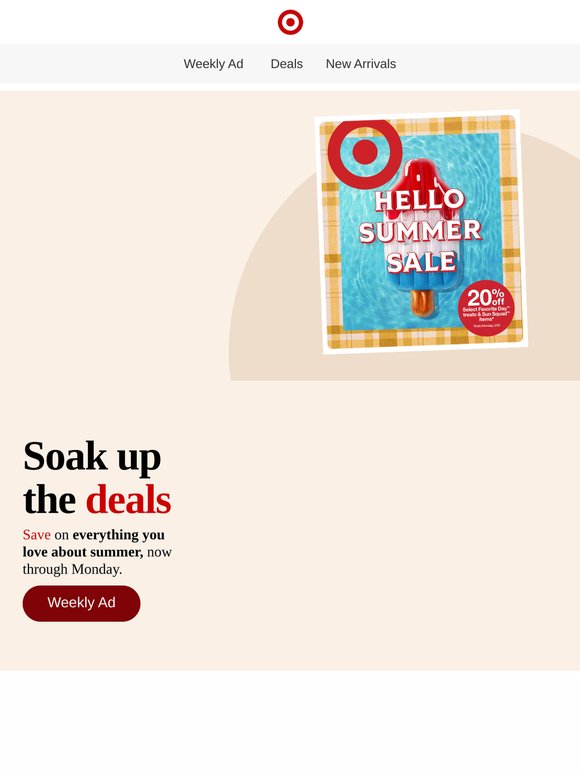 Use the Weekly Ad to get weekend-ready with Top Offers.