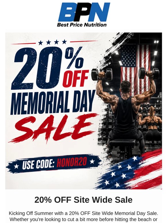 The Entire Store Is 20% OFF… Seriously