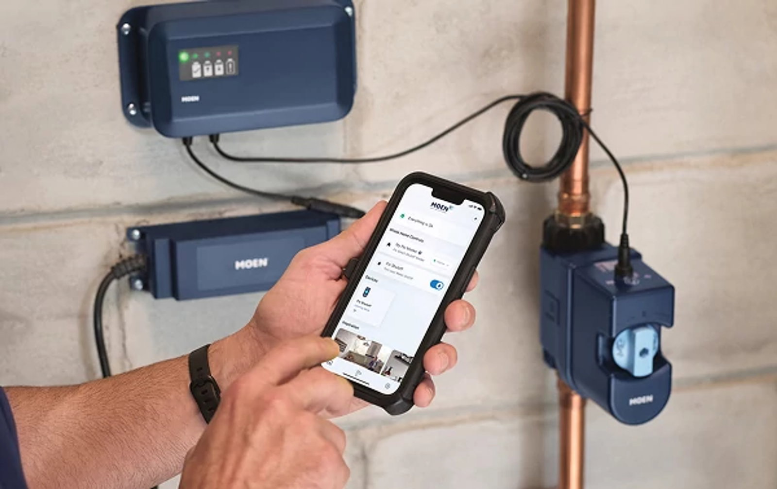 "It gives me peace of mind when I travel. I like knowing I can turn my water off remotely." 