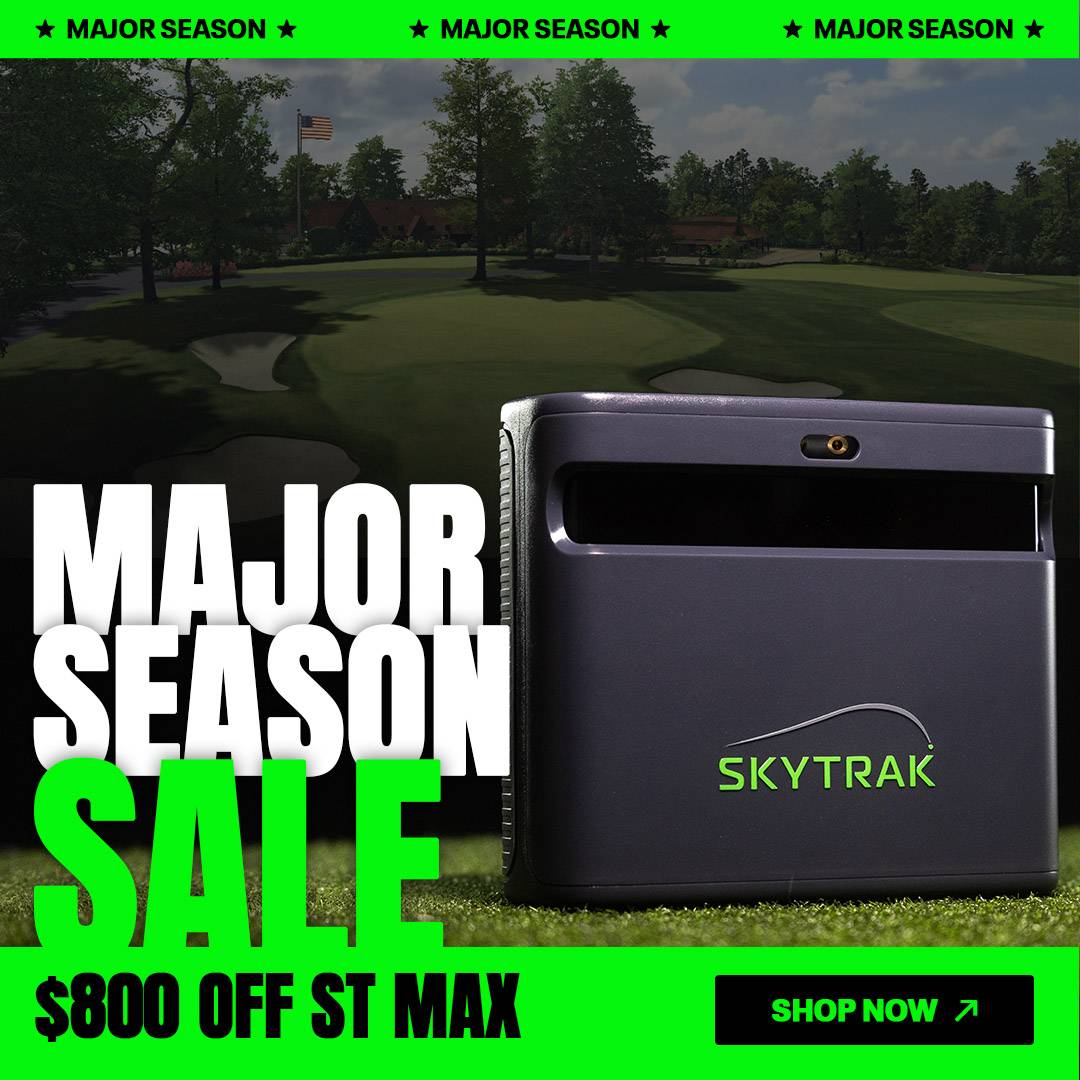 Major Season Sale! Big Savings on the SKYTRAK ST MAX Launch Monitor, Studios, and More!