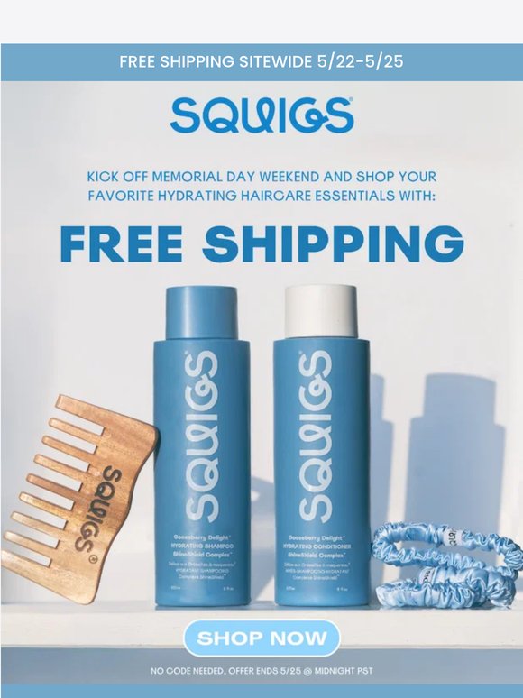 Celebrate Memorial Day With Free Shipping 🎉