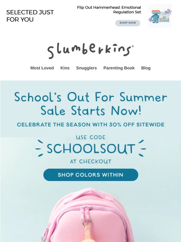 School's Out, 30% Off Is In 😎