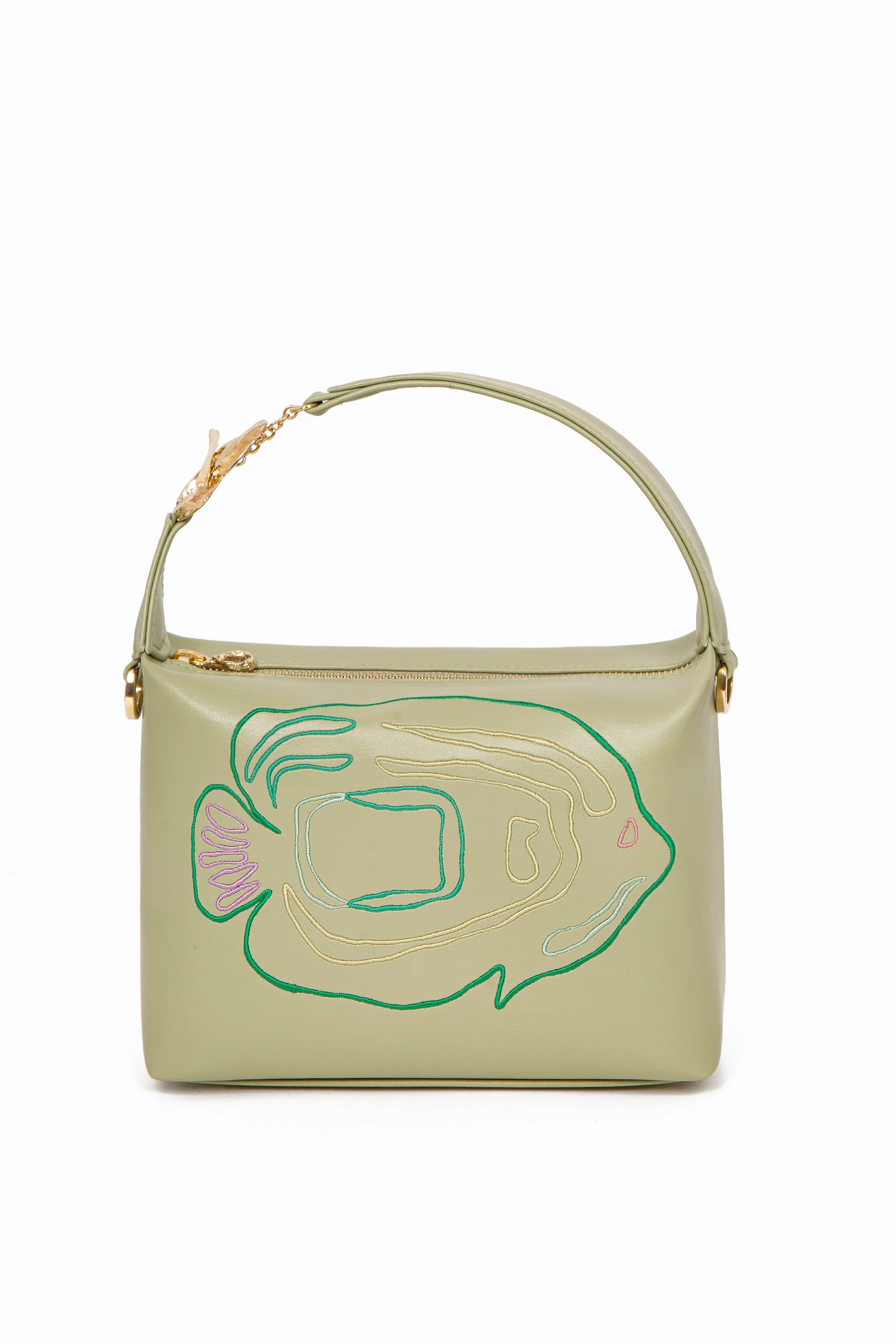 Image of Irene Green Fish Embroidery