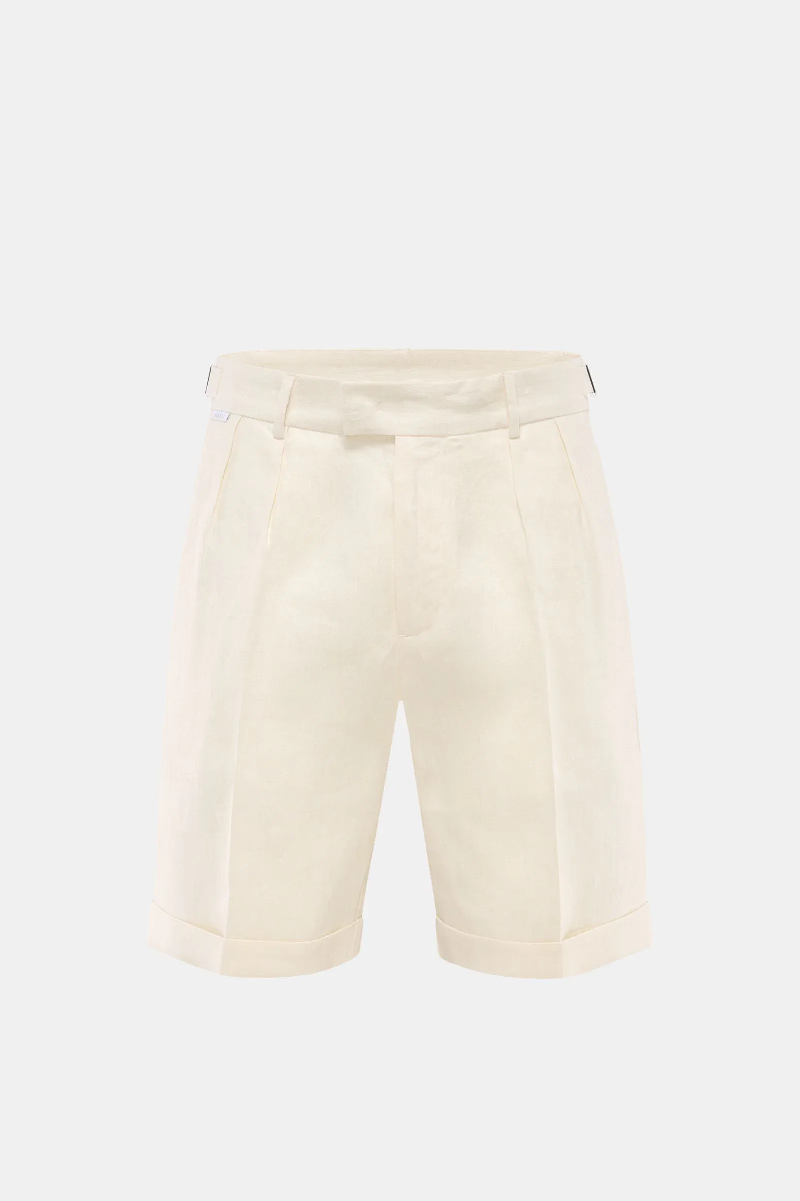Leinen-Shorts creme