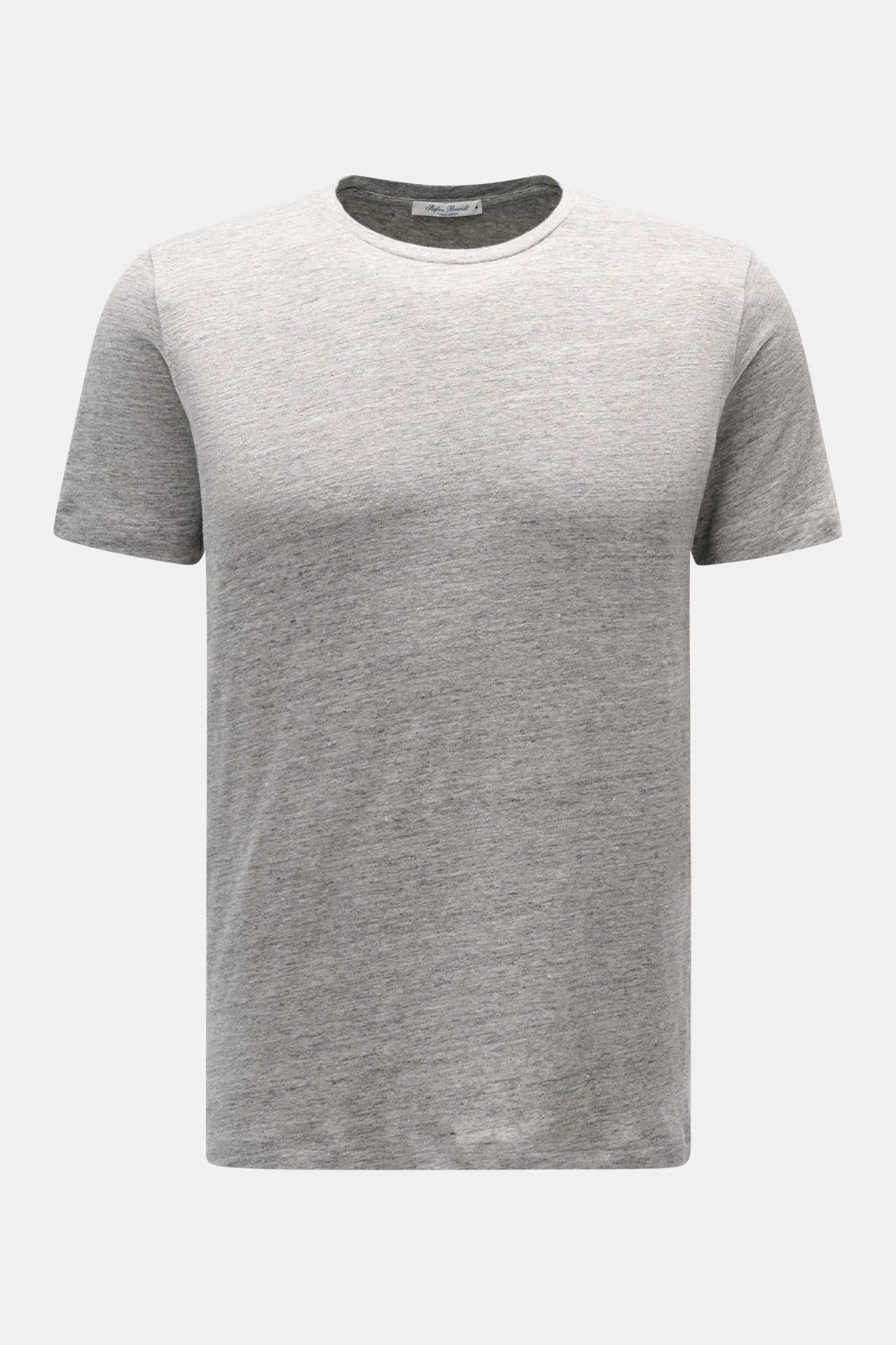 Leinen T-Shirt grau