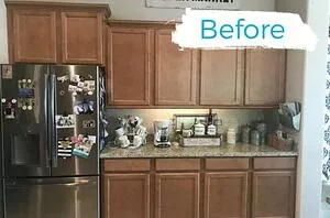 Their kitchen was desperate for character, so they tore down their cabinets & did this