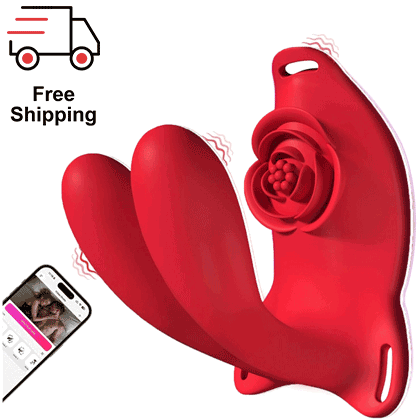 Rosonia - Couples Rose Panty App Control Wearable Massager Play Style**