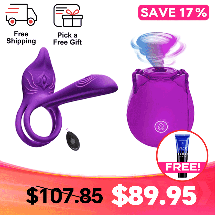 For Couples' Fun: Royaleye Vibrating Ring & The Original Rose Toy®