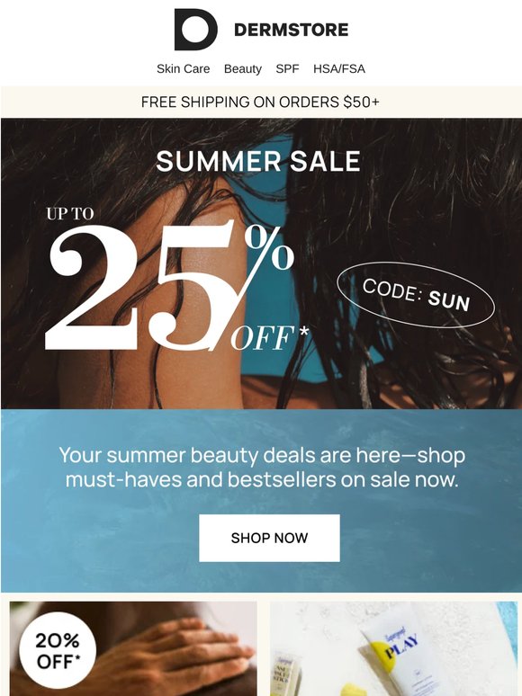 Discover Summer Sale Savings Up to 25% Off
