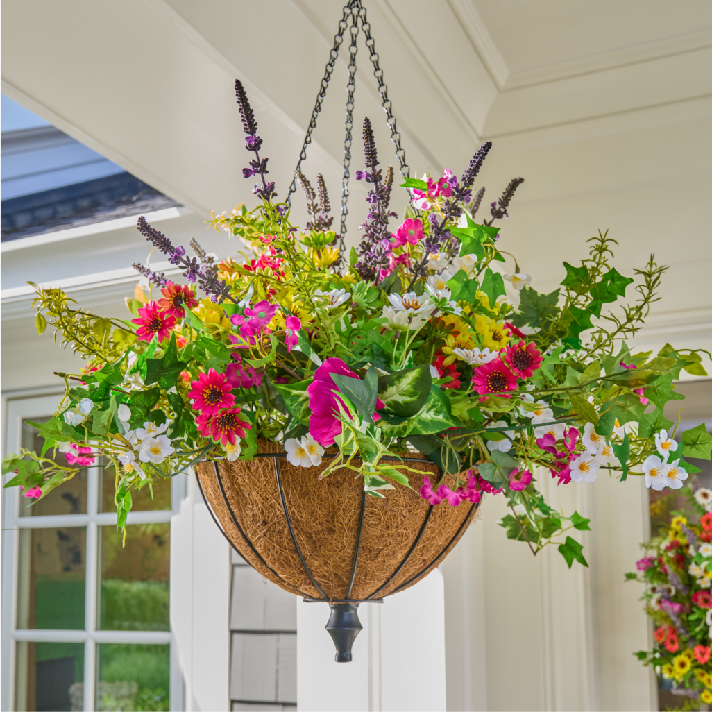 Outdoor Meadow Hanging Basket