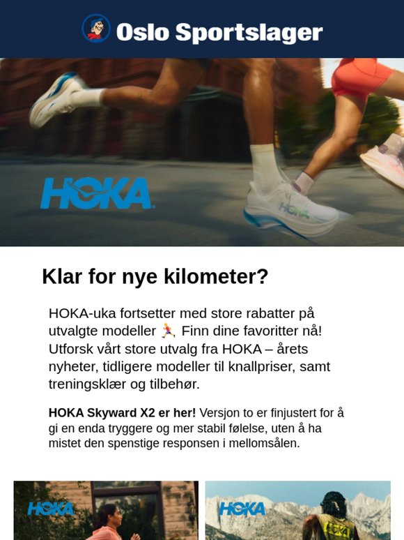 Gjør et kupp på HOKA 🏃‍♀️