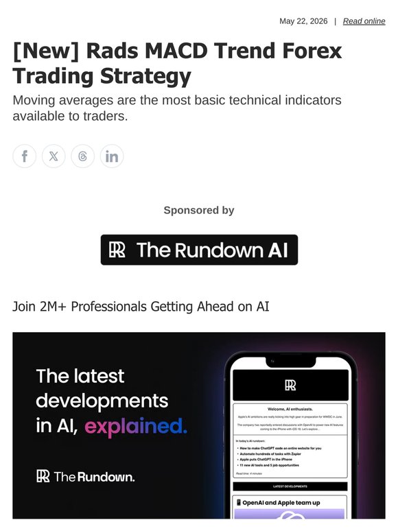 [New] Rads MACD Trend Forex Trading Strategy