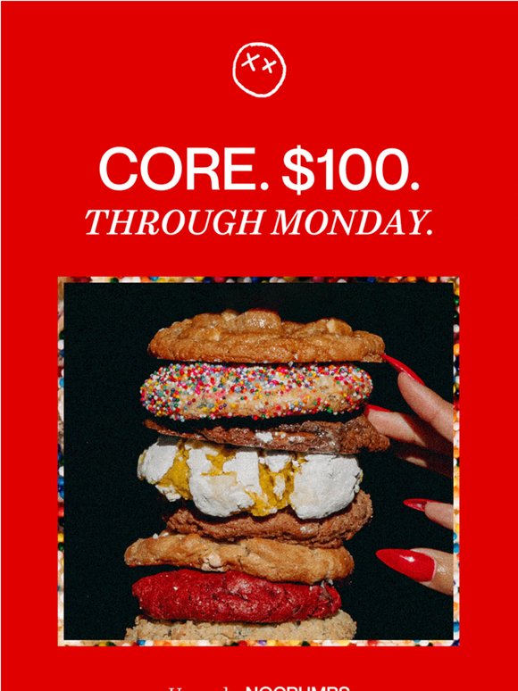 Long weekend incoming. Code expires Monday.