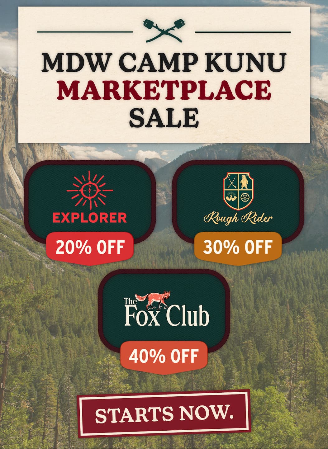 Camp Kunu Marketplace Sale
