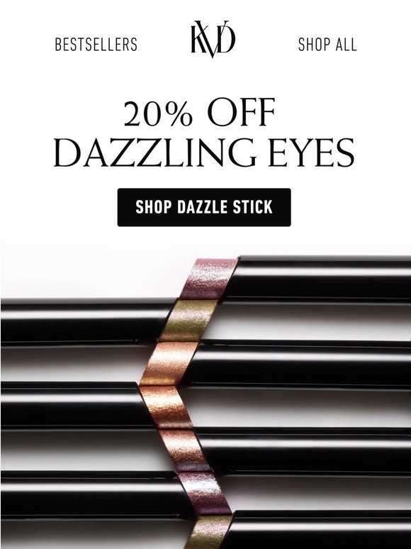 20% off the ultimate blendable shimmer