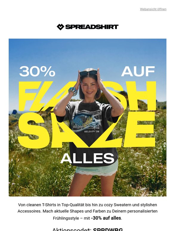 ⏱️ Letzte Chance: Spare 30% auf alles
