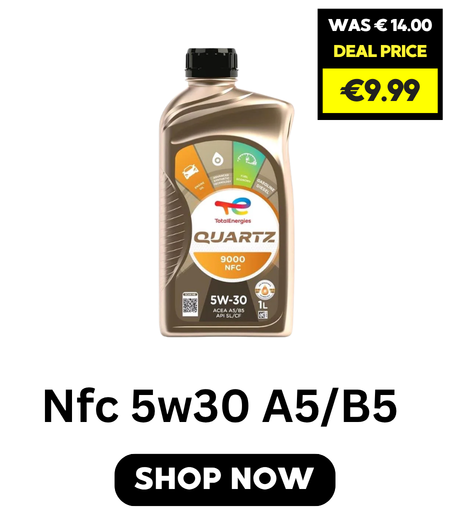 Total Quartz 9000 Nfc A5/b5 5w30 Fully Synthetic Engine Oil - 1 Litre