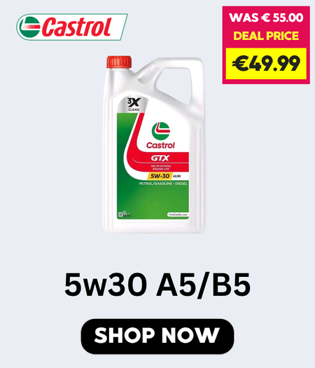Castrol Gtx 5w30 A5/b5 Fully Synthetic Engine Oil - 5 Litre