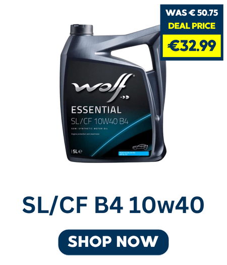 Wolf Essential Sl/cf B4 10w40 Semi Synthetic Engine Oil - 5 Litre