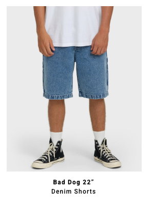 Bad Dog 22" Denim Shorts