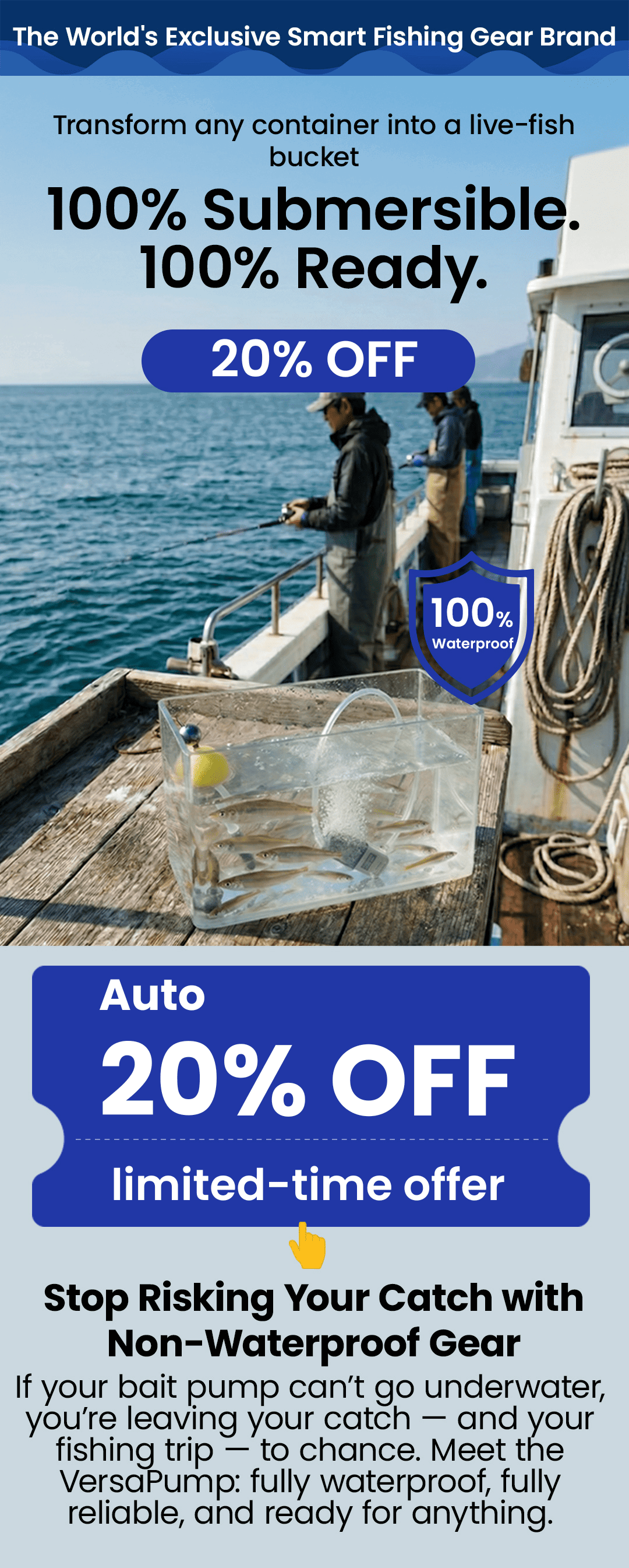 World’s First Waterproof Multi‑Function Aerator
