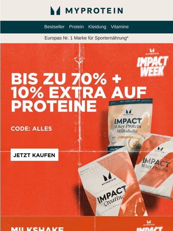 Schon zugeschnappt im 70% Impact Week Sale? 😱