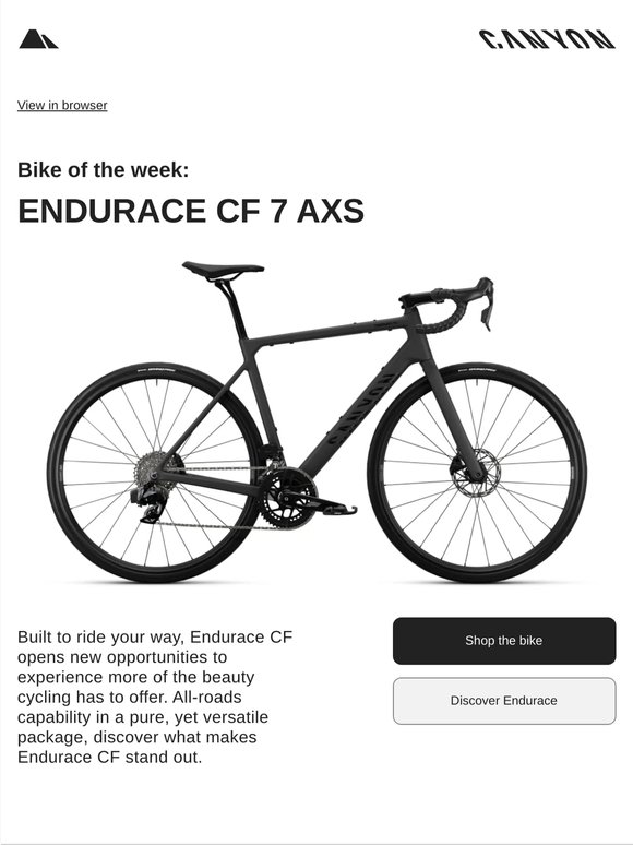 BIKE OF THE WEEK: Endurace CF 7 AXS