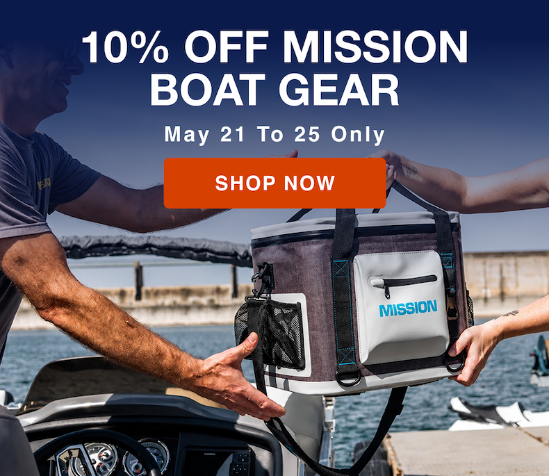 10% Off All Mission Boat Gear