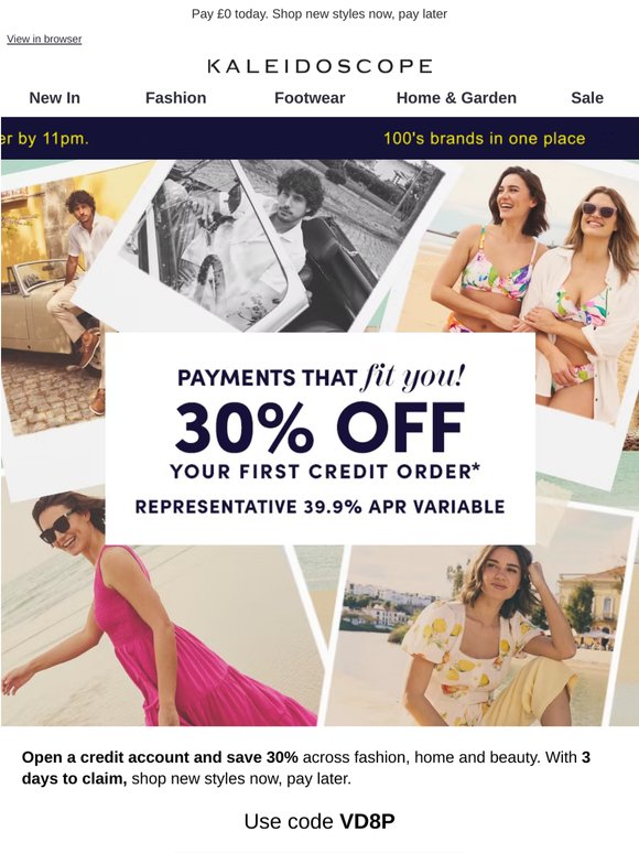 Get summer-ready with 30% off