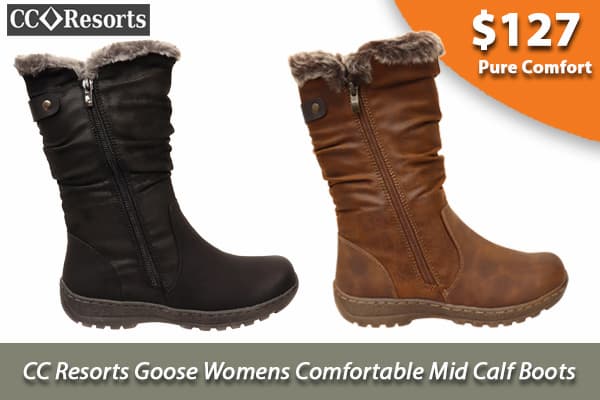 CC Resorts Womens Goose Mid Calf Boots