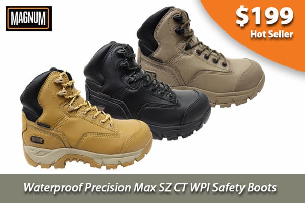 Magnum Mens Precision Max SZ CT WPI Waterproof Safety Boots