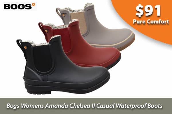 Bogs Womens Amanda Chelsea II Waterproof Boots