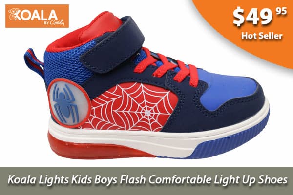 Koala Boys Lights Kids Flash Light Up Shoes