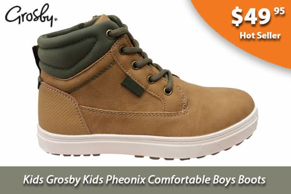 Grosby Kids Pheonix Comfortable Boys Boots